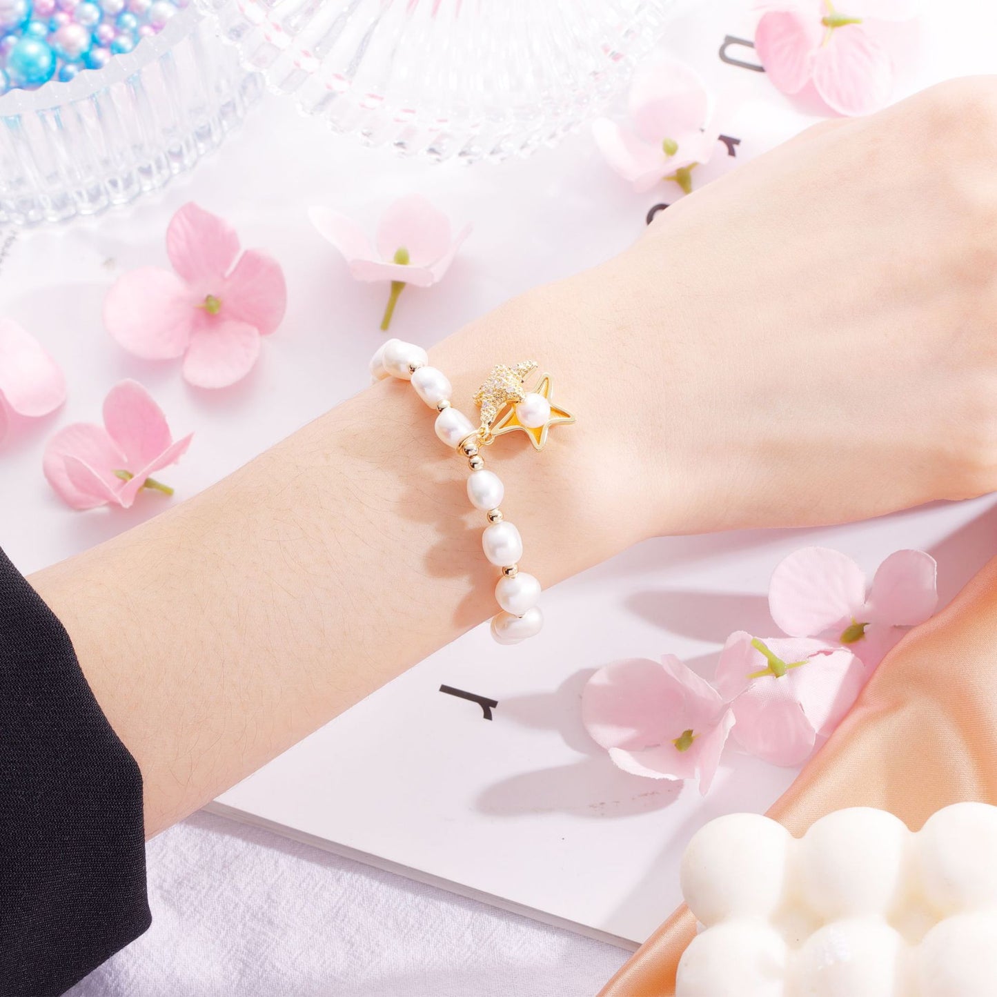 Elegant Fortune's Favor Freshwater Pearl Bracelet for Women