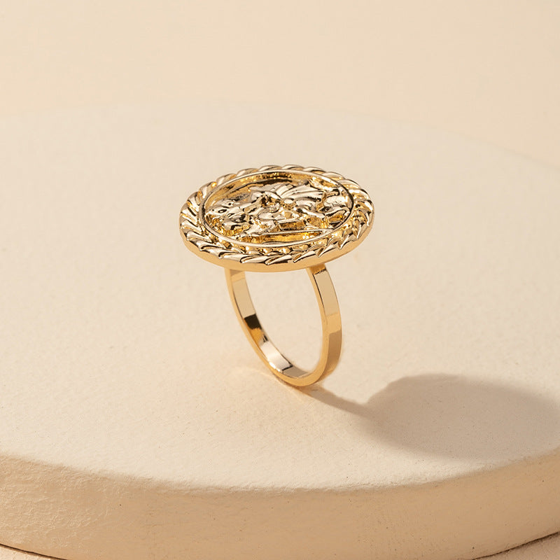 Embossed Metal Ring - Vienna Verve Collection