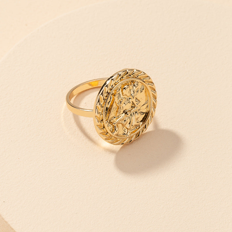 Embossed Metal Ring - Vienna Verve Collection