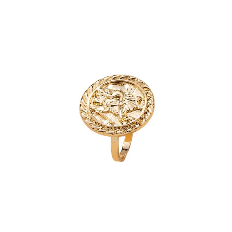 Embossed Metal Ring - Vienna Verve Collection