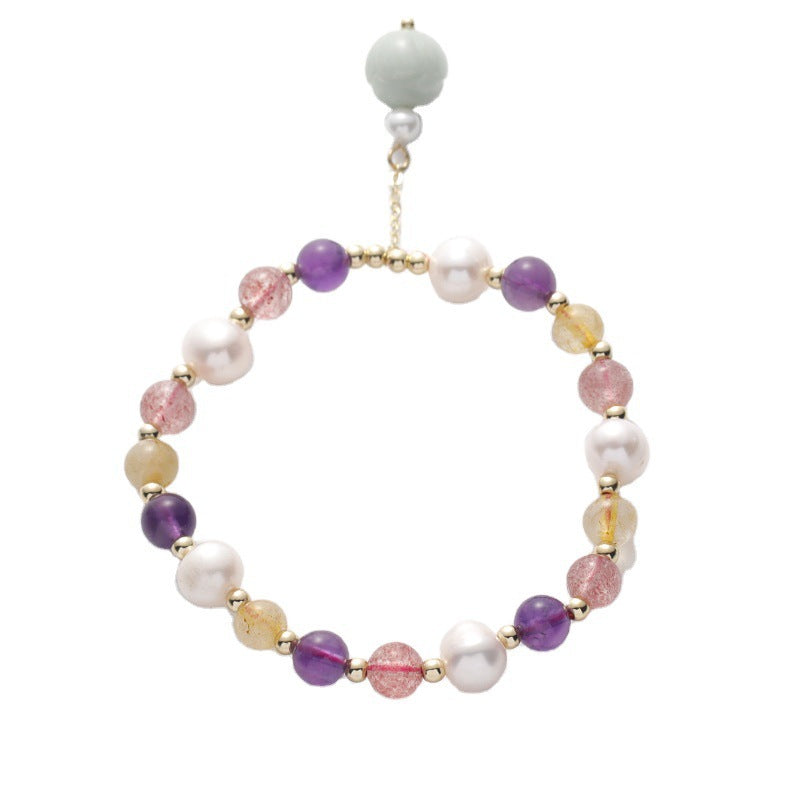 Fortune's Favor Sterling Silver Bracelet with Colorful Crystal and Tourmaline