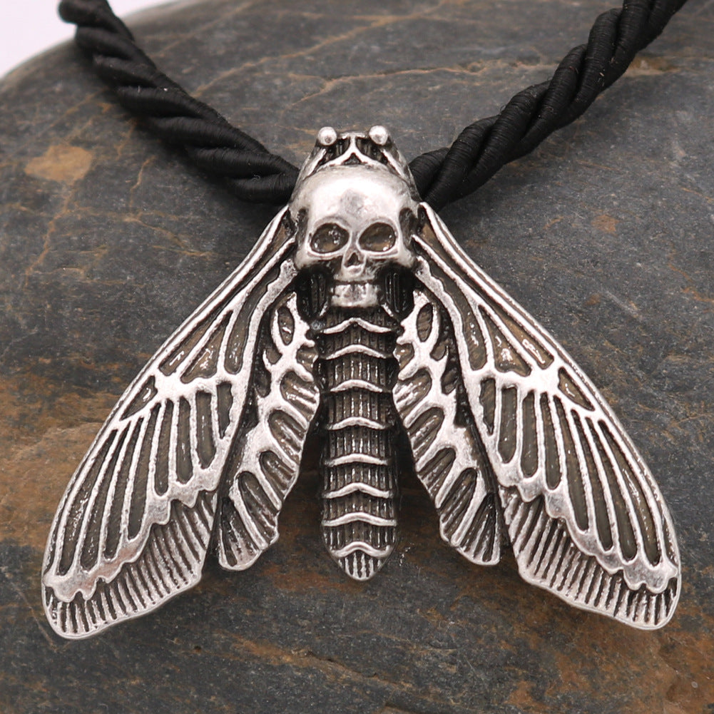 Skull and Moth Pendants - Norse Legacy Collection