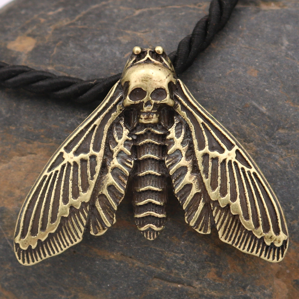 Skull and Moth Pendants - Norse Legacy Collection