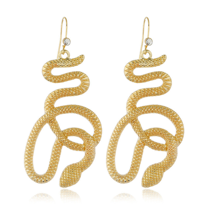 Exaggerated Cobra Earrings in Vienna Verve Collection - Cross Border Jewelry Gift