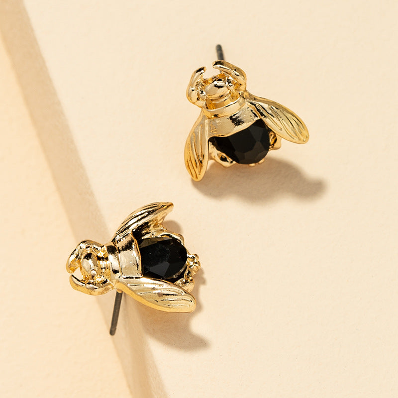 Bee Insect Alloy Earrings Set - Trendy Earrings from Vienna Verve