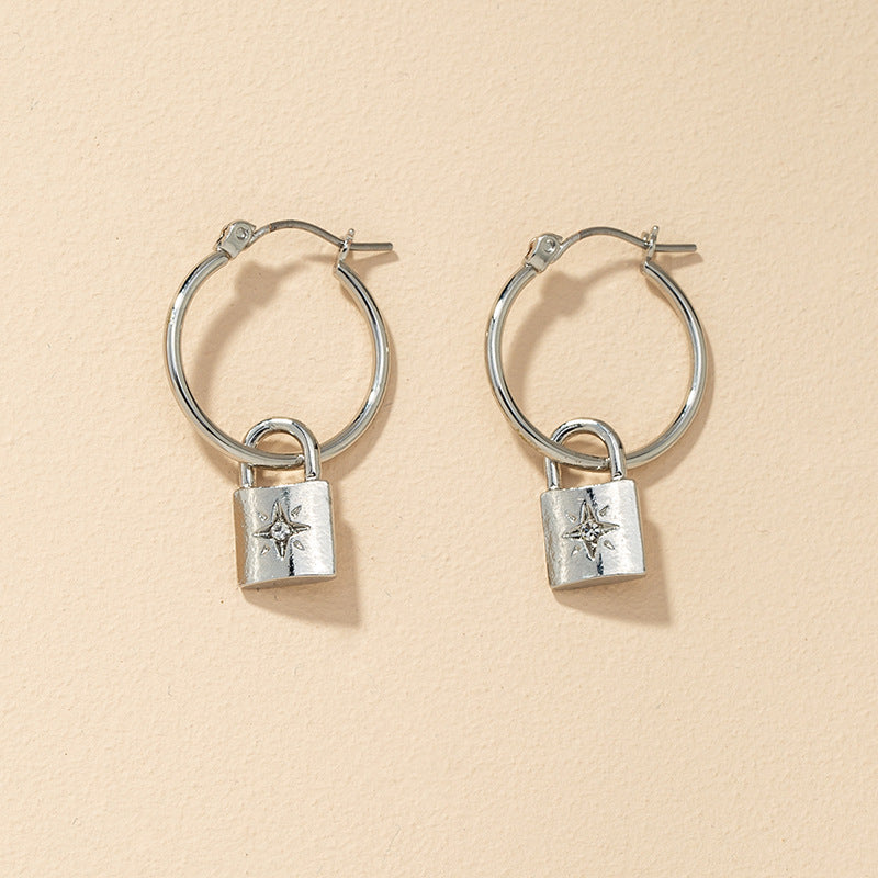 Small Star Lock Earrings - Vienna Verve Collection Earrings