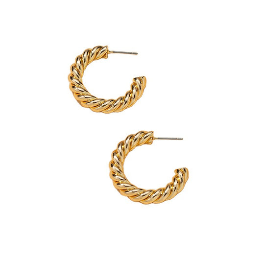 Metallic Chic Cuff Earrings - Vienna Verve Collection by Planderful