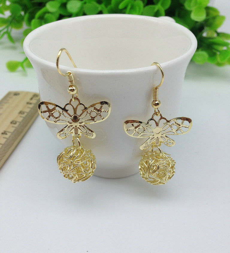 Butterfly Tassel Earrings with a Touch of Seoul