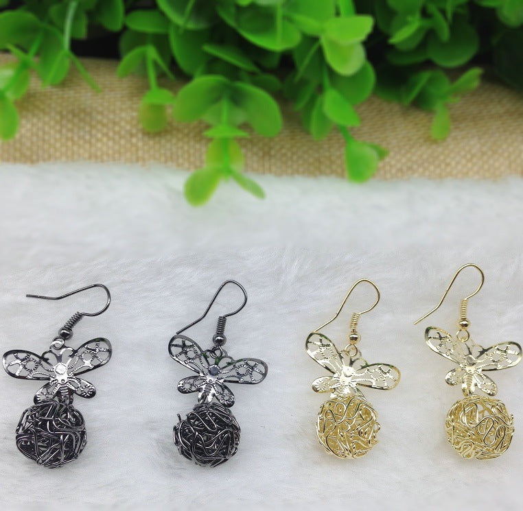 Butterfly Tassel Earrings with a Touch of Seoul