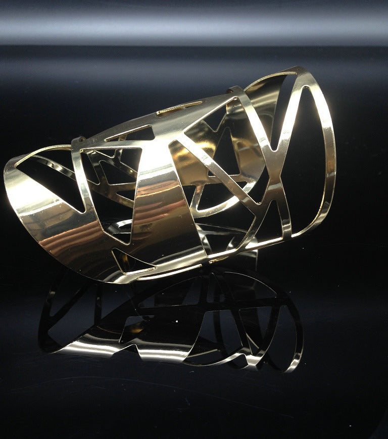 Glamorous Metal Geometric Bracelet from Vienna Verve Collection