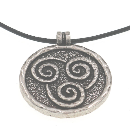 Ancient Mandala Flower Necklace with Zen Yoga Amulet Pendant