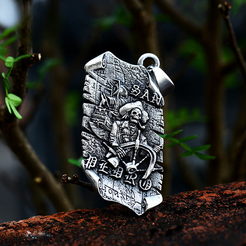 Vintage Nordic Viking Stainless Steel Pendant for Men - Retro Personalized Titan Steel Wholesale