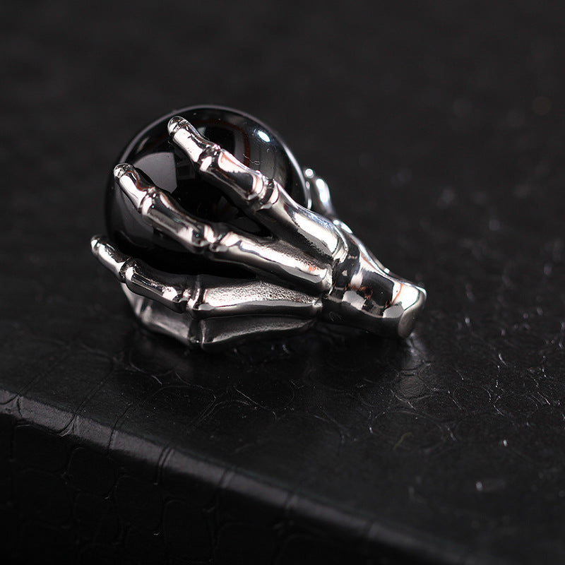 Vintage-Inspired Men's Titanium Steel Pendant Jewelry - Retro Accessories for Everyday Wear