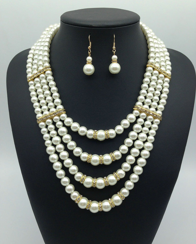 Savanna Rhythms African Pearl Jewelry Set