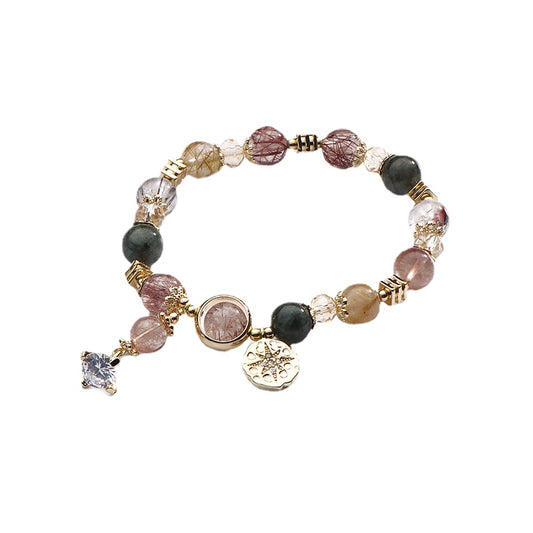 Fortune's Favor Sterling Silver Crystal Bracelet for Women