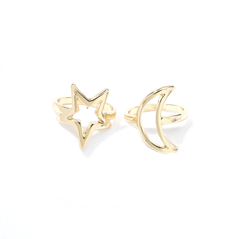 Celestial Charm Ring Set - Vienna Verve Collection