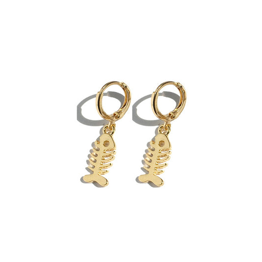 Funky Fish Earrings in Alloy - Vienna Verve Collection