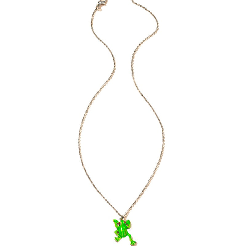 Green Frog Necklace - Vienna Verve Collection