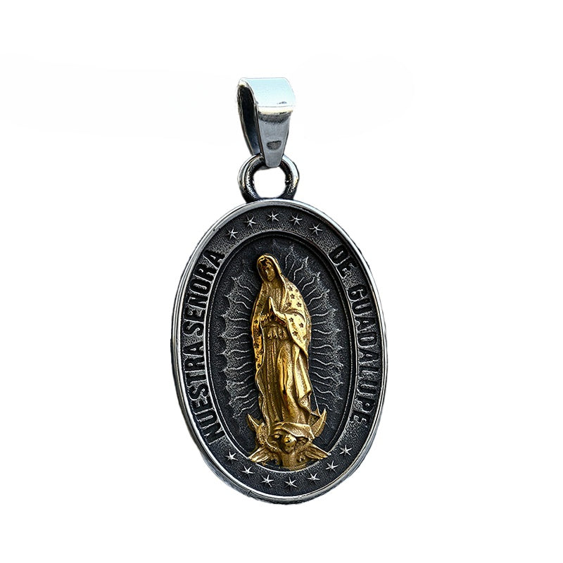 Wholesale Stainless Steel Venus Virgin Mary Pendant with Fine Polishing for Men