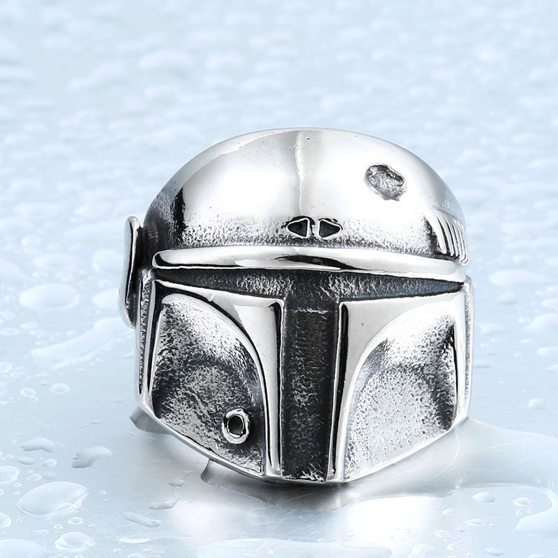 Titanium Steel Star Wars Empire Soldier Ring for Men - Personalized Wholesale Jewelry