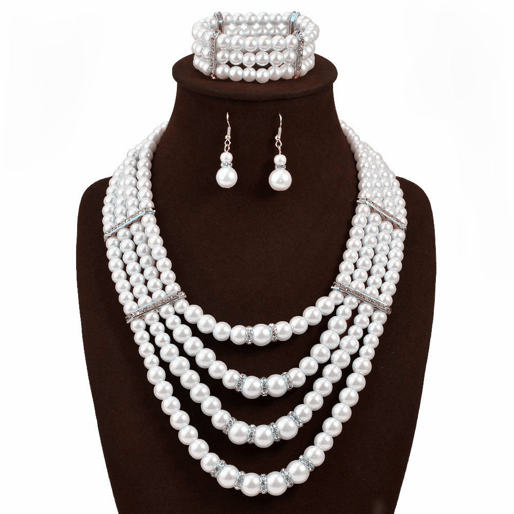 Savanna Rhythms African Pearl Jewelry Set