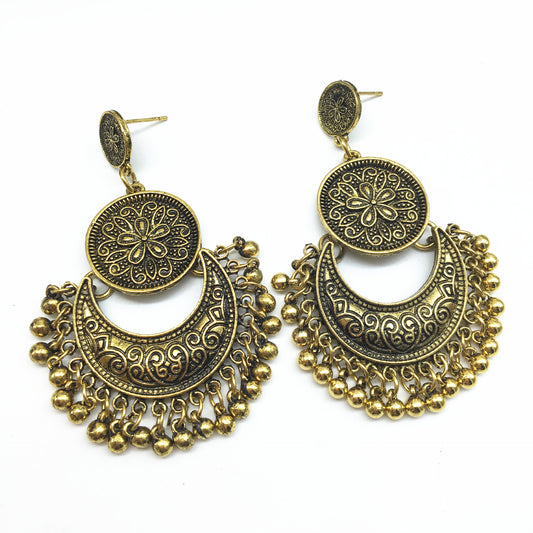 Vintage Tassel Earrings in Ethnic Style with Personalized Touch