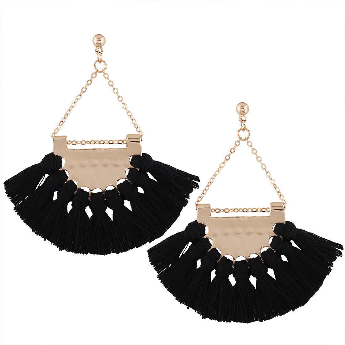 Vienna Verve Ethnic Tassel Earrings