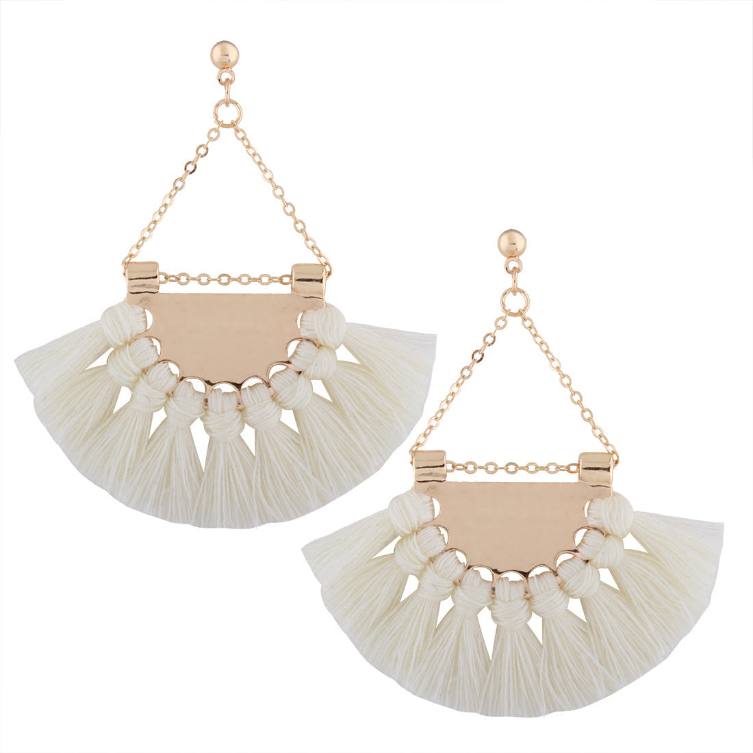 Vienna Verve Ethnic Tassel Earrings