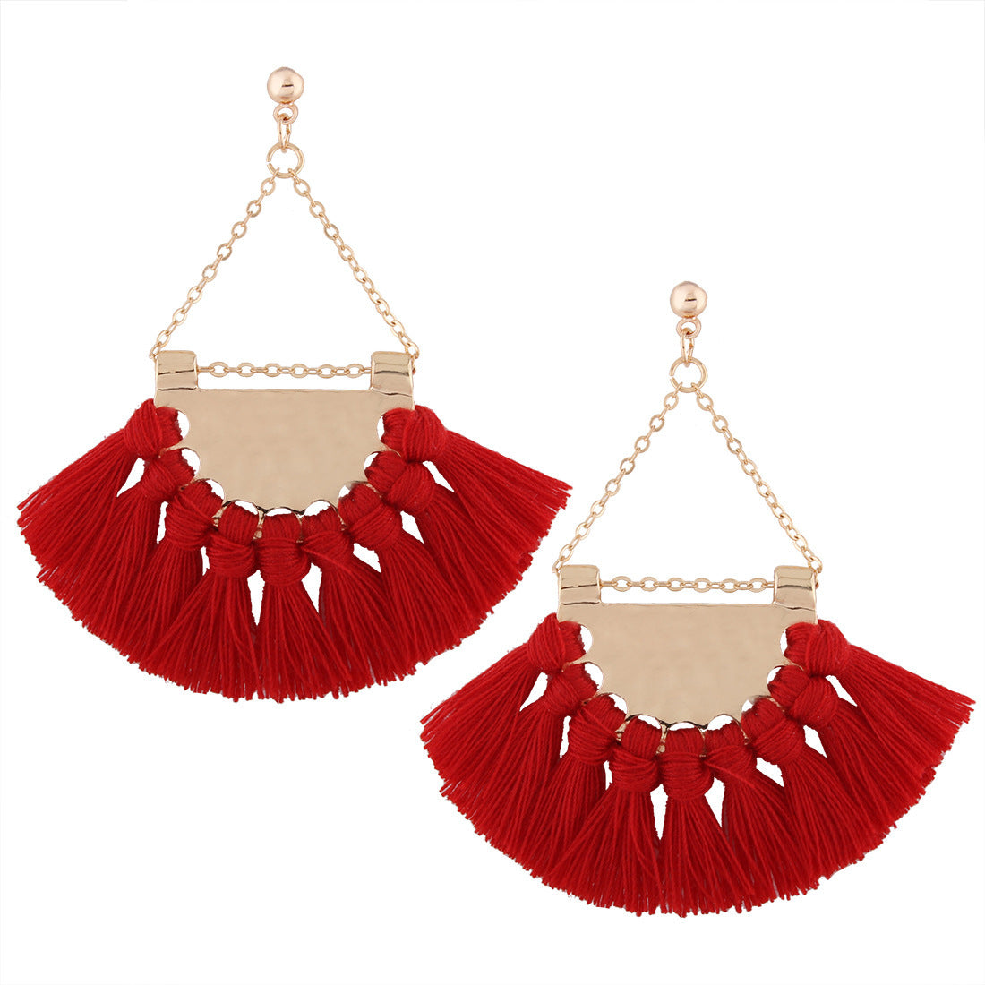 Vienna Verve Ethnic Tassel Earrings