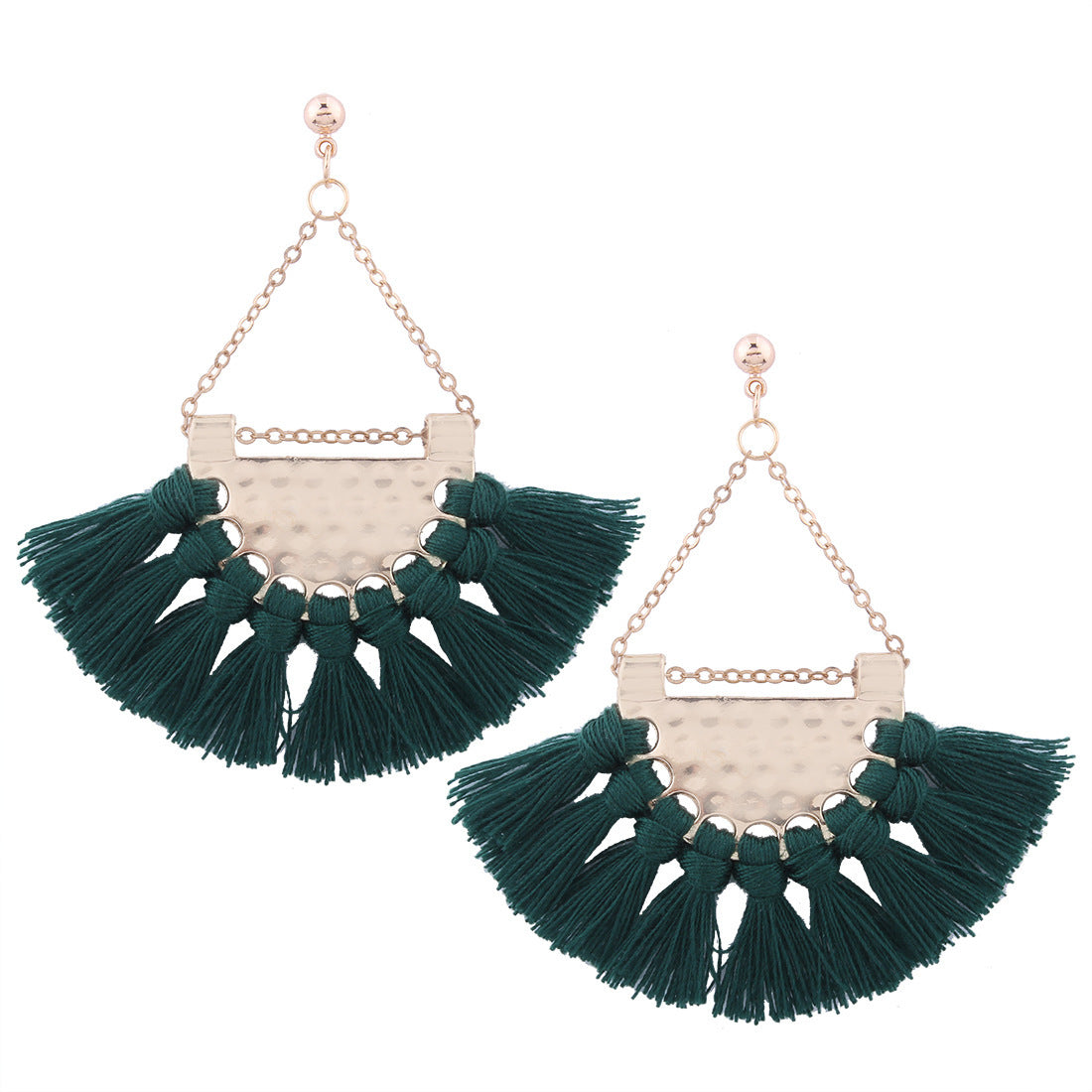 Vienna Verve Ethnic Tassel Earrings