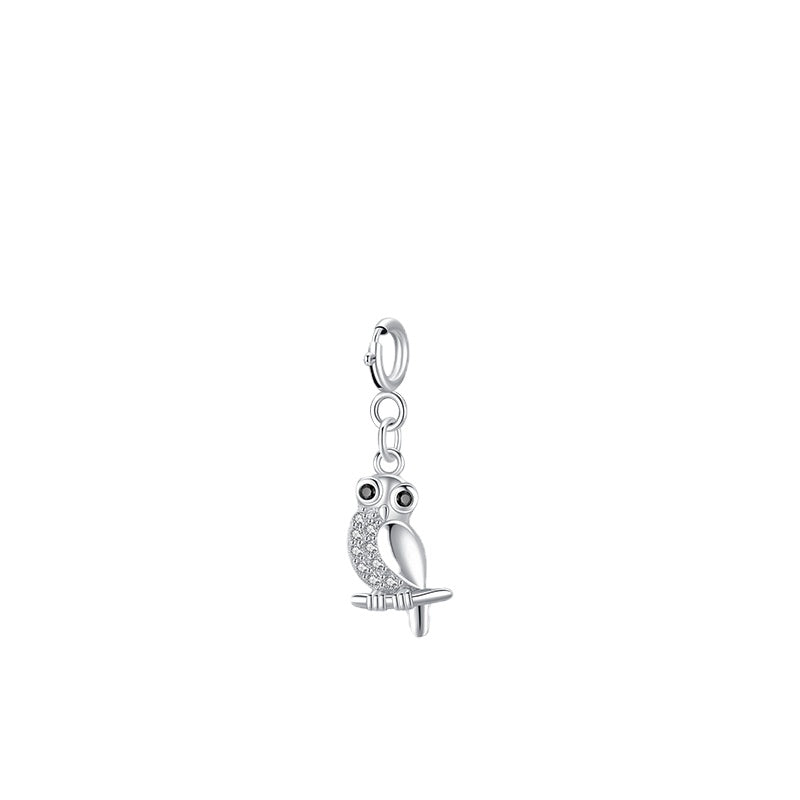 Sterling Silver Micro-Inlaid Bird Pendant - 2022 Summer Collection