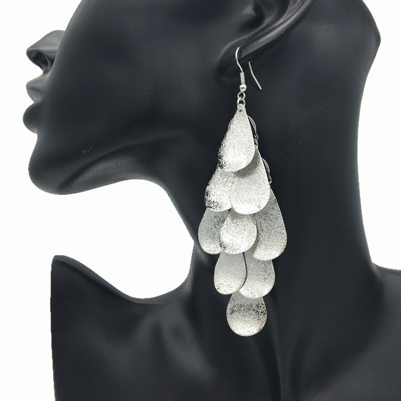 Cross-border Vienna Verve Silver Tassel Earrings