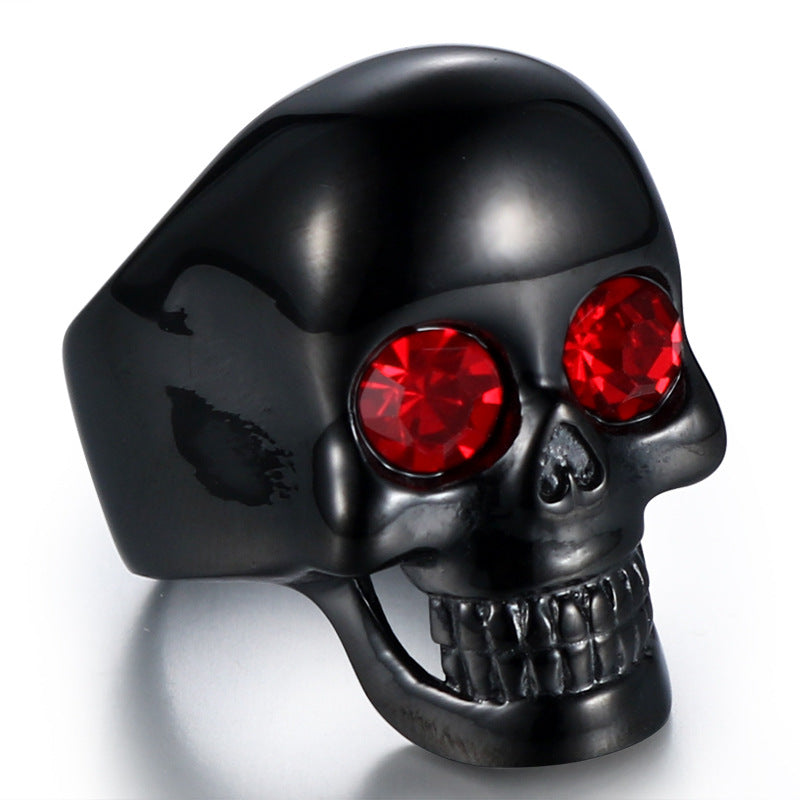 Dominant Religious Skull Ring for Men – Personalized Retro Titanium Steel Jewelry