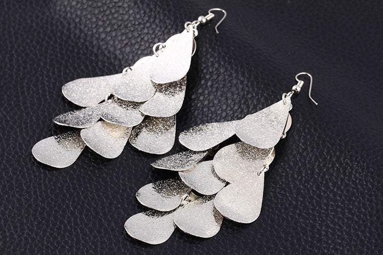 Cross-border Vienna Verve Silver Tassel Earrings