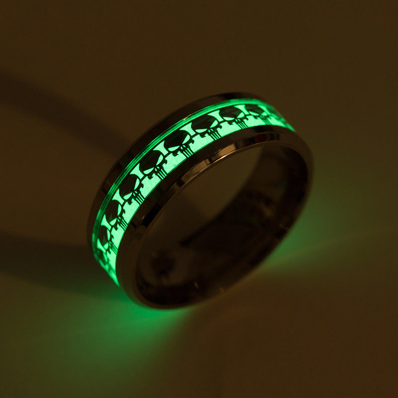 Nightlight Punisher Game Peripheral Rings - Premium Men's Jewelry Collection