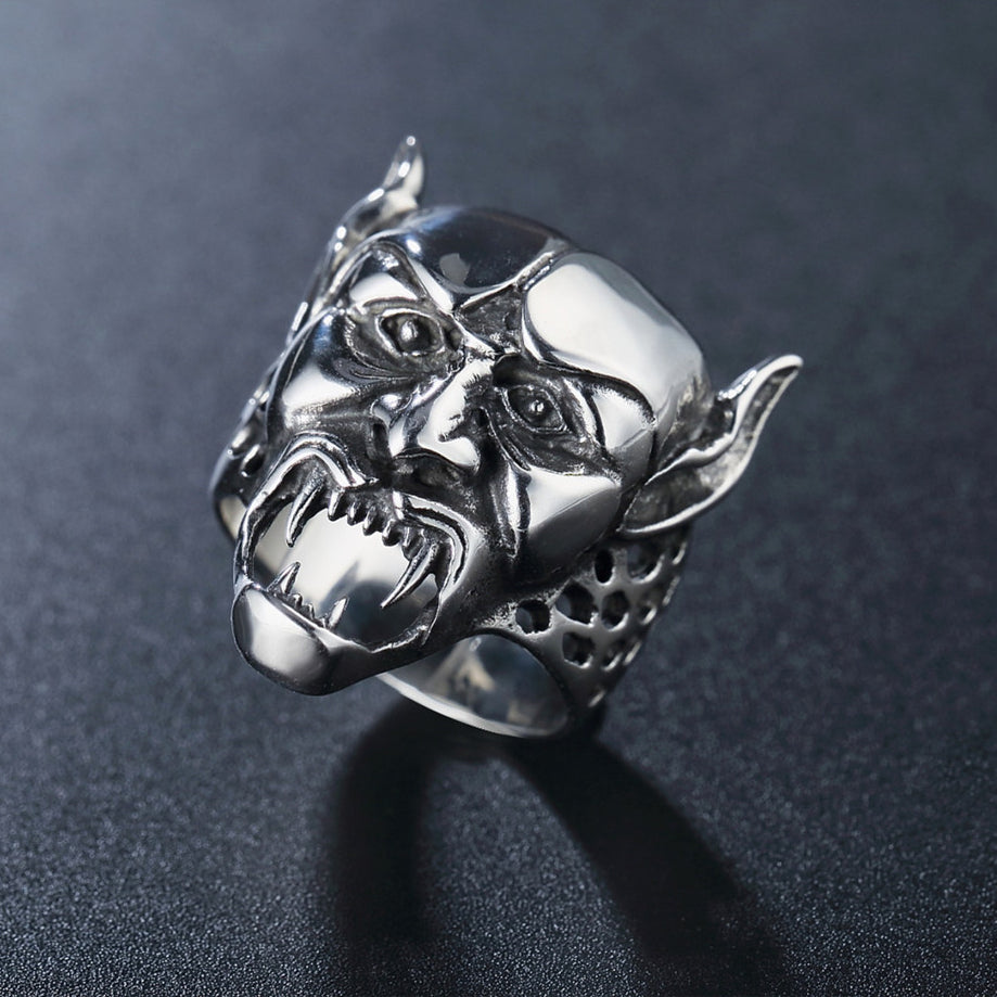 Demon Beast Titanium Steel Ring for Men