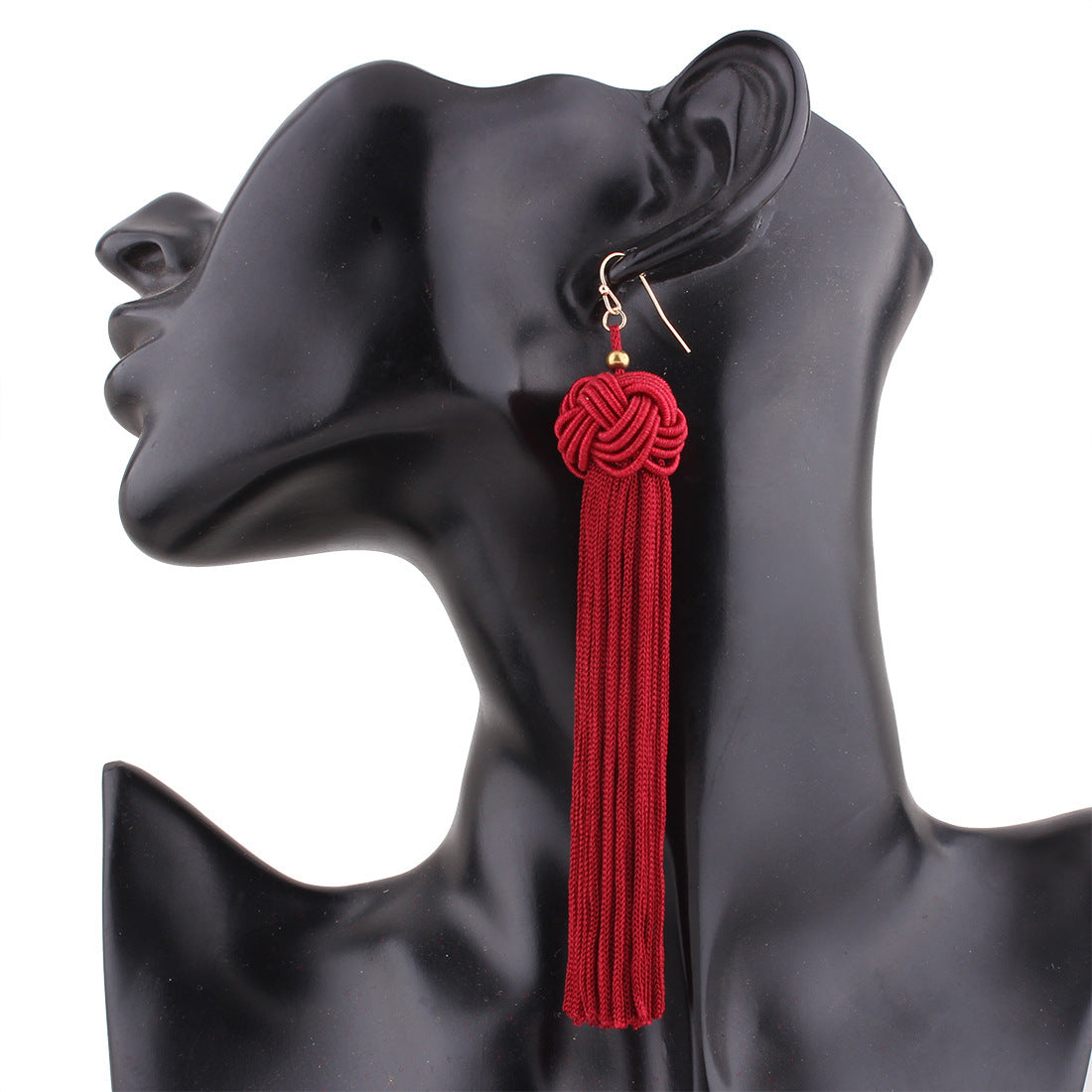 Enchanting Vienna Verve Bohemian Tassel Earrings with Metal Needles