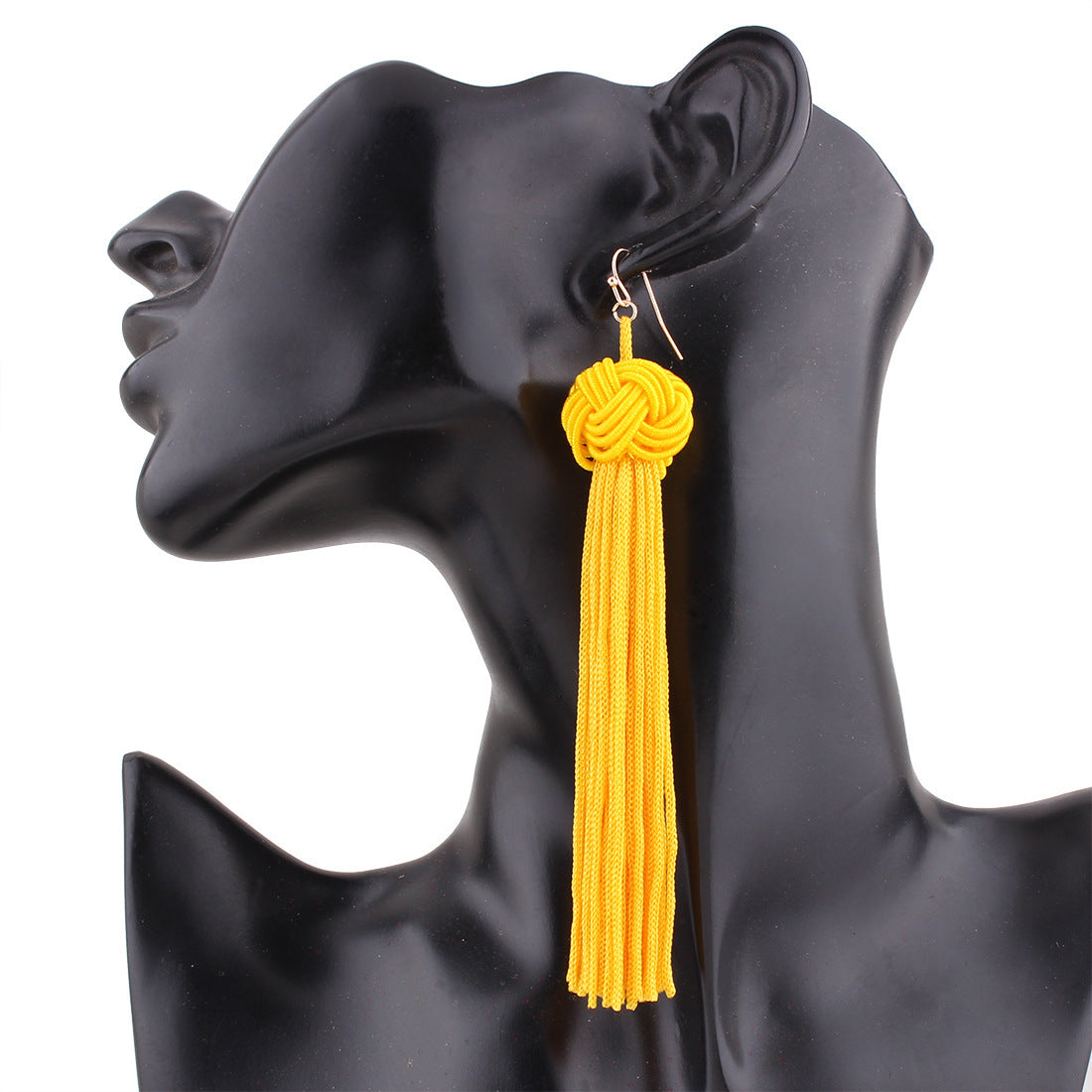 Enchanting Vienna Verve Bohemian Tassel Earrings with Metal Needles