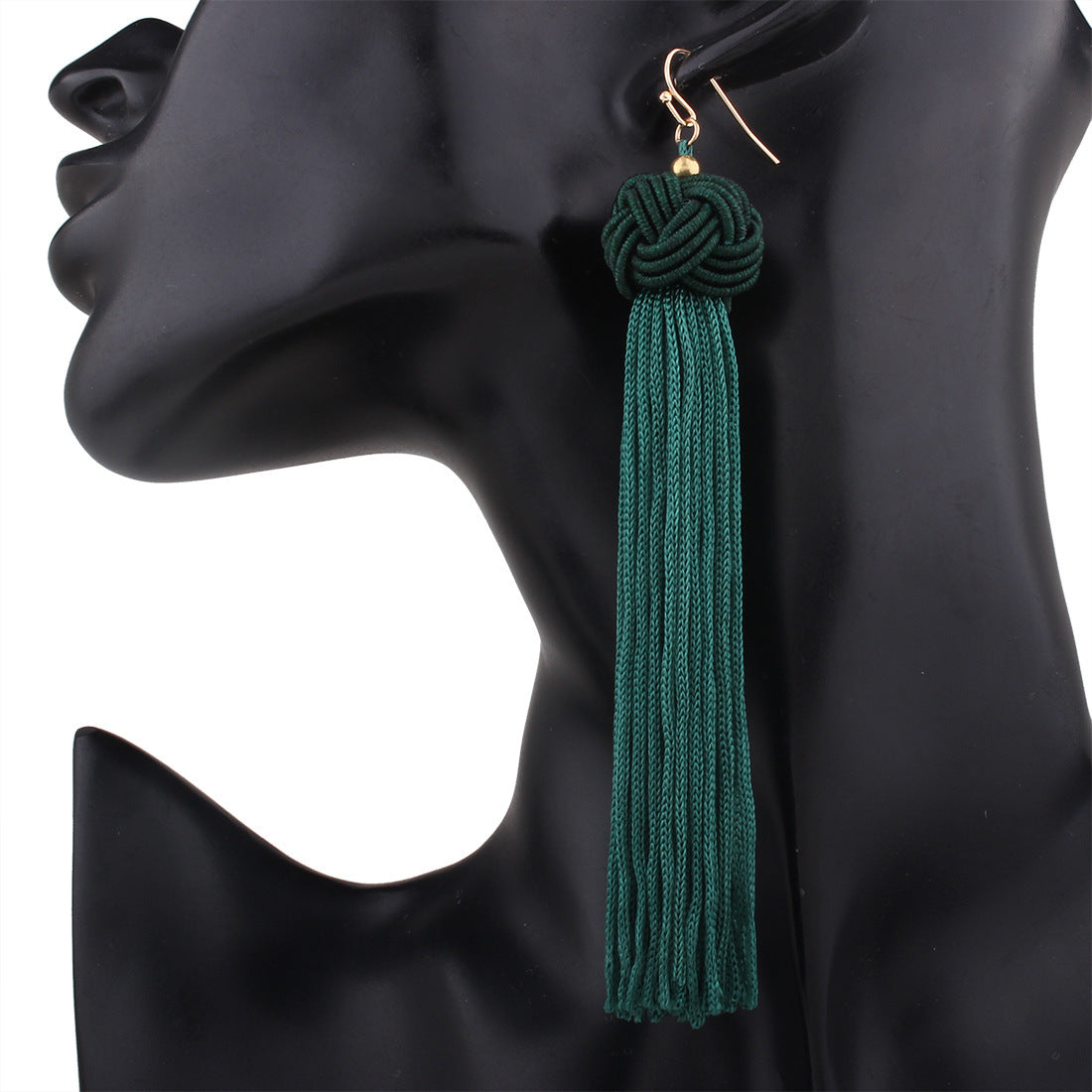 Enchanting Vienna Verve Bohemian Tassel Earrings with Metal Needles