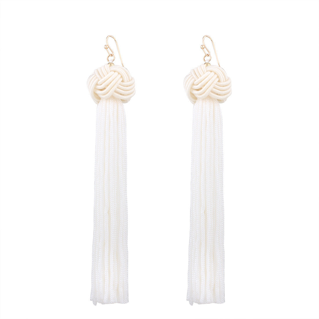 Enchanting Vienna Verve Bohemian Tassel Earrings with Metal Needles