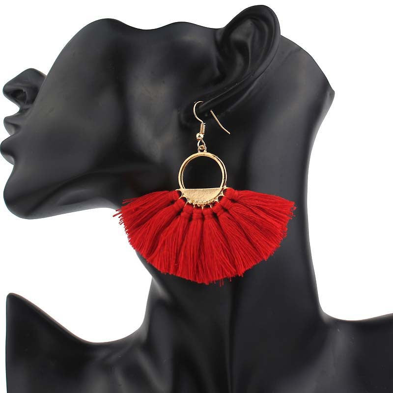 Ethnic Tassel Earrings - Vienna Verve Collection