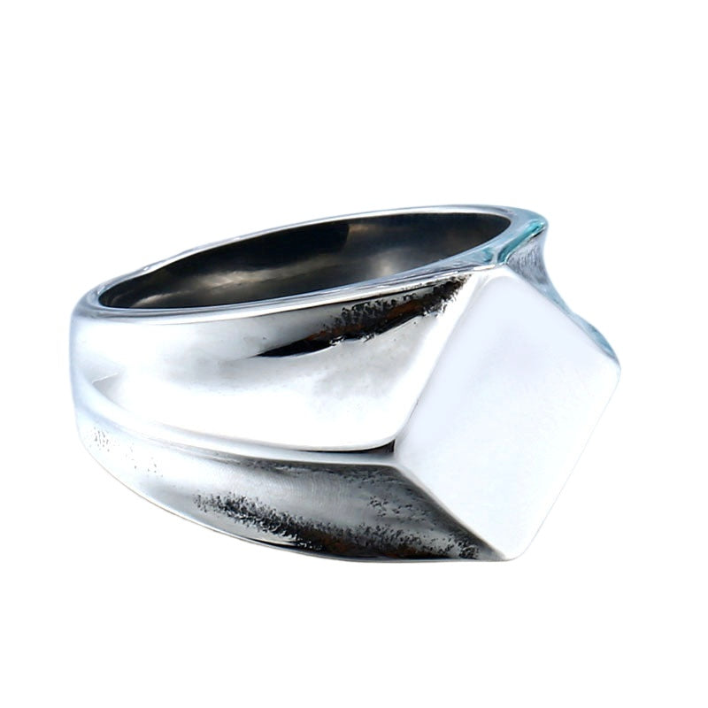 Vitali Glamour Titanium Steel Polygon Rings for Men and Women - Wholesale Fashion Jewelry