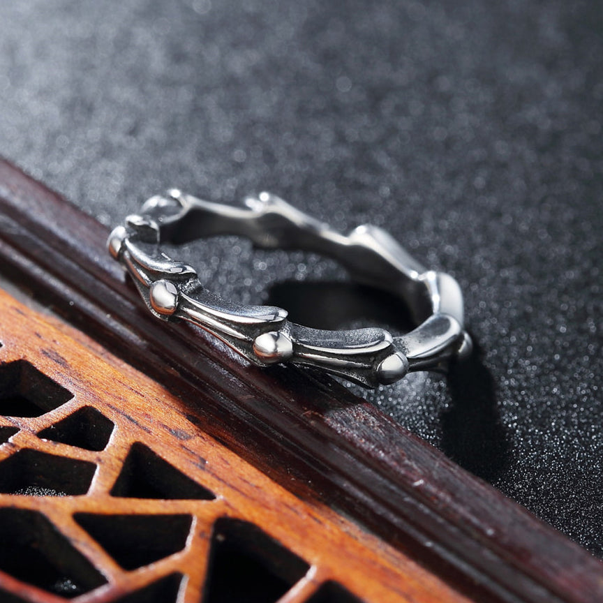 Creative Car Chain Titanium Steel Ring for Men