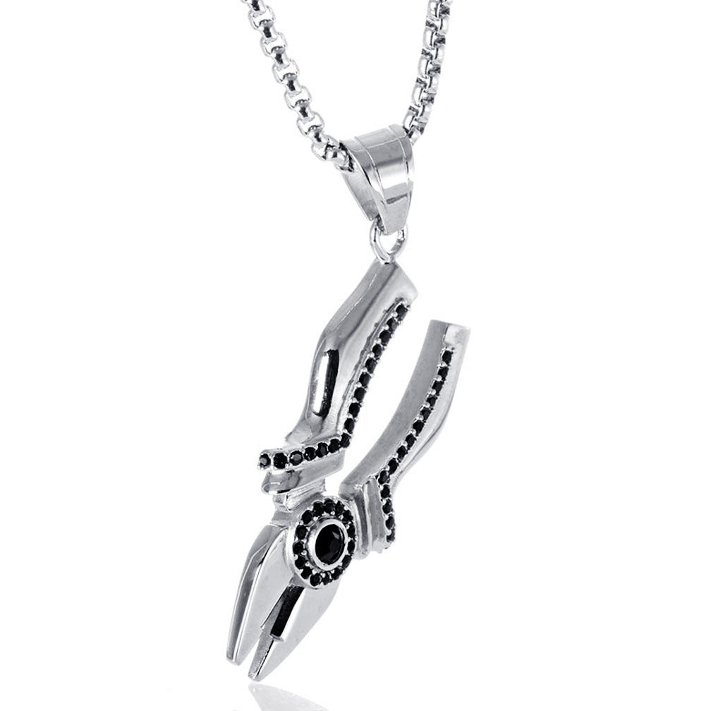 Titanium Steel Tiger Claw Pendant - Retro Crowe Stainless Steel Jewelry for Everyone