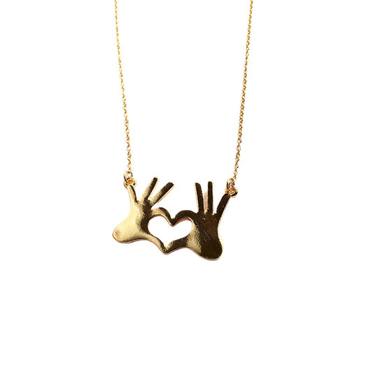 Alloy Love Gesture Necklace - Vienna Verve Collection