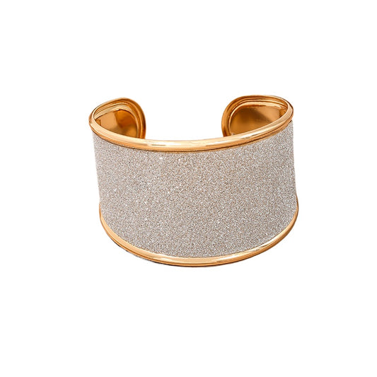 European Punk Metal Matte Texture Ring Bracelet - Vienna Verve Collection