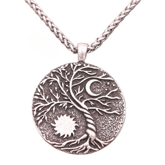 Enchanted Nordic Tree of Life Pendant Necklace for Men