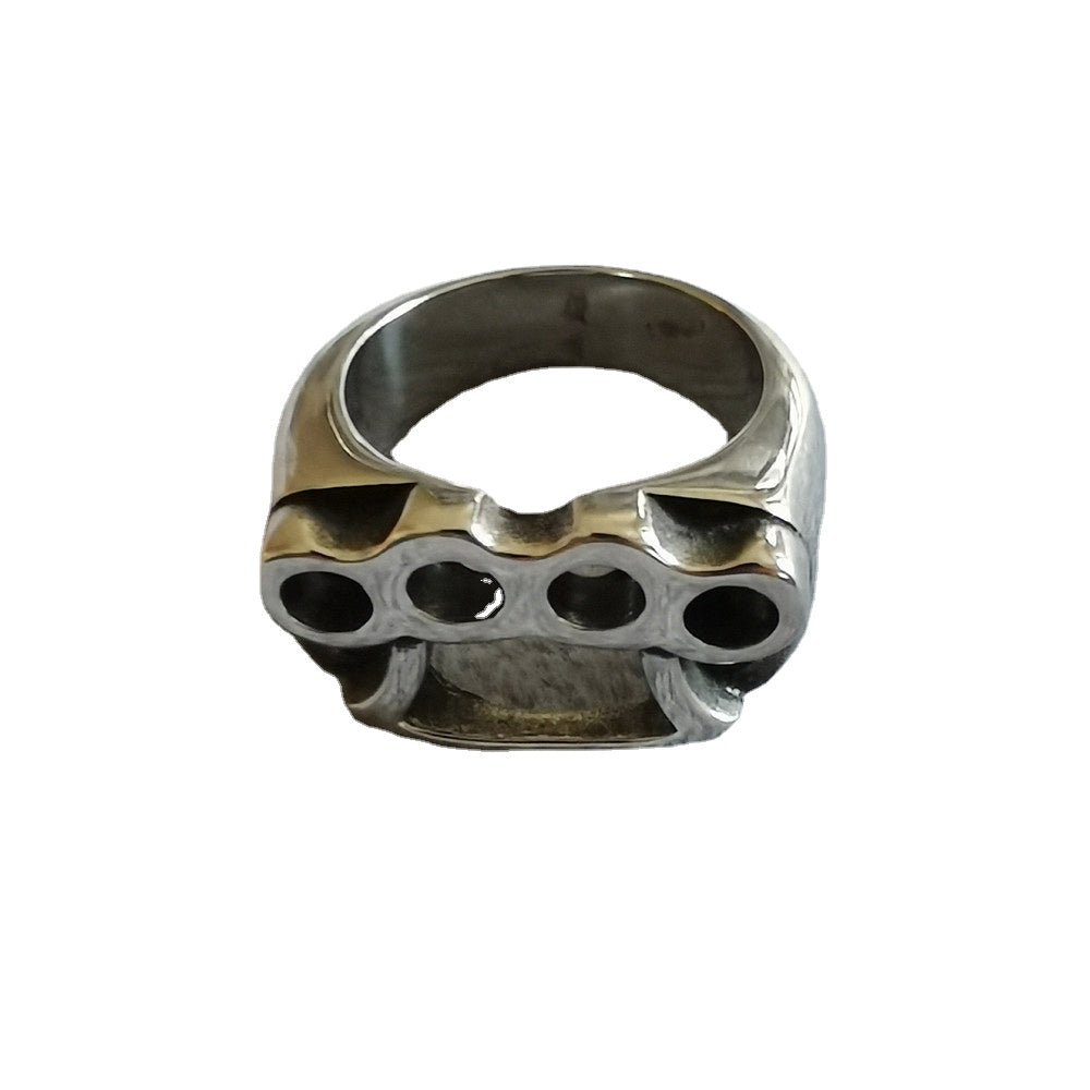 European and American Style Titanium Steel Ring for Men - Everyday Genie Collection