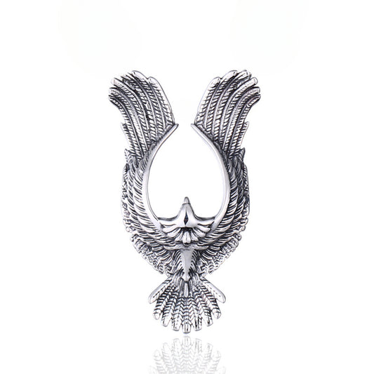 Vintage Ethnic-Inspired Men's Titanium Steel Phoenix Pendant Jewelry