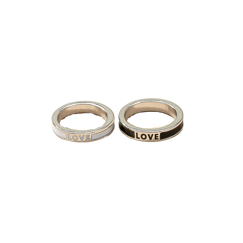 Elegant Fusion Glazed Ring Set - Vienna Verve Collection